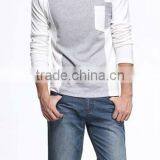 Wholesale Blank t Shirts Man Shirt Custom t Shirt Long Sleeve thumbnail-1