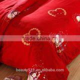 Home Designs 6pcs Bedding Set 200T Cheap Price Bed Sheet Duvet Cover Pillow Cover BS370 thumbnail-3