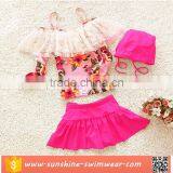 2017 Fashionable Cute Children Three Pieces Baby Girls Swimwear thumbnail-1