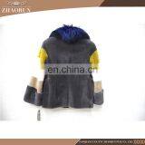 Factory Directly Women 100% Real Fur Coat Garment Dyed Rex Rabbit Fur Coat thumbnail-1