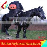 Artificial Outdoor Playground Rides Fiberglass Horse thumbnail-1