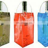 Recyclable Neon Pvc Wine Bottle Bag Ice Bag