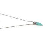 2019 New Style Metal Turquoise Pendant Necklace N06-22278 ，2019 New Style Necklace, Metal Pendant Necklace, Necklace Supplier thumbnail-3