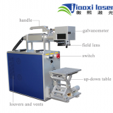 IPG Raycus 20w Laser Source Portable Mini Fiber Laser Marking Machine for Metal With CE FDA thumbnail-2