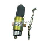 Fuel Solenoid Valve 24V Engine Solenoid Valve D59-105-05 24V for XCMG Construction Vehicle