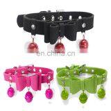 Double-layer Bow Cat Bell Rhinestone Pet Collar thumbnail-2