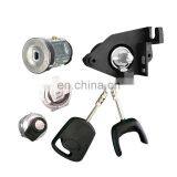 Vehicle Car Door Lock Set Kit W/ 2 Keys Compatible For Ford Fiesta MK V Fusion OEM 1479660 2S61-A22050-BM 2S61A22050BG, 4364121 thumbnail-2