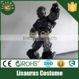 Lisaurus-Da Junli Hot Sell Robot Hero Figure Costume, Robot Gris Carro Deportivo