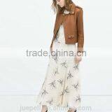 Jacket OEM 2015 Fashion Zippered Faux Leather Moto Jacket thumbnail-1