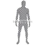 Checkered Lycra Full Body Suit HNF009