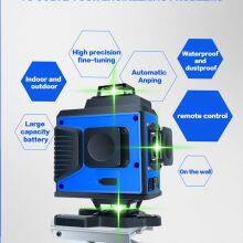 Wall-ground Integrated 4D Automatic Levelling 360-degree 16-line Green Laser Level