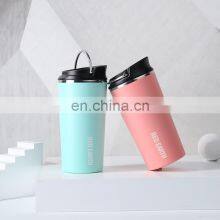 GiNT 380ML Capacity New Design SUS316 Stainless Steel Water Bottle Latte Insulation Cold Coffee Tumbler Cups for Drinking thumbnail-2