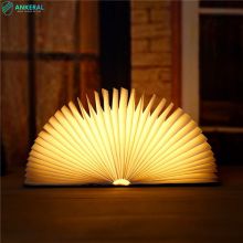 Cheap Magnetic Wooden Book Lamp 2021 Amazon Top Sales for Christmas Gifts China Factory