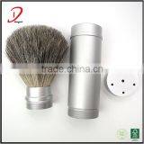 Wholesale Private Label Metal Handle Travel Shaving Brush thumbnail-5
