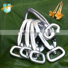 D Shape Aluminium Outdoor Hiking Hanging Hook Camping Anodizing Surface 12KN Carabiner Hook for Dog Leashes thumbnail-5