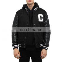 Custom Made Satin Varsity Jacket/ Satin Baseball Varsity Jacket thumbnail-1