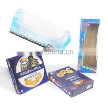 Custom Printed Food Macarons Packaging Box Recycled Black Kraft Folding Box Corrugated Box thumbnail-4