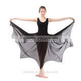 Latest Lyrical Ballet Long Chiffon Dress Sleeveless Sexy Leotard With Long Dress Stage Performance Costumes Dress thumbnail-3