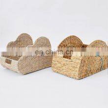 Best Price Water Hyacinth Kids Rainbow Storage Basket Organization Woven Natural Basket Vietnam Cheap Wholesale thumbnail-1