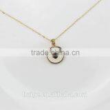 Fashion Jewellery Hot Sales Gold Plated Yiwu Brass Chain Pendant Necklace thumbnail-2