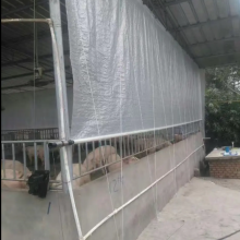 Transparent PE Chicken Poultry House Curtain for Poultry Farming120GSM 150GSM Pig House Roll up Tarpaulin thumbnail-4