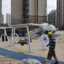 Outdoor Small Entertainment Venue, Non-powered Children's Amusement Equipment, Combination Toy Scheme Planning and Design thumbnail-3