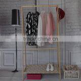 Simple Suits Clothing Type and Wooden Material Clothes Hanger Stand thumbnail-3