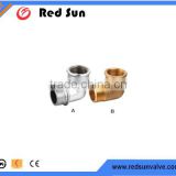 HR7080 factory manufacture forged brass water ppr/pvc pipe elbow plumbing fittings