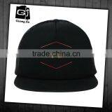 High Quality Factory Customized Sponge Hat 5 Panel Screen Printing Flat Brim Trucker Caps