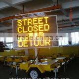 Amber Color Variable Message Signs for Traffic Control