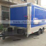 Blue Configuration of Mechanical Brake Food Truck Brand New Concession Stand Trailer Mobile Kitchen thumbnail-1