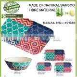 Greensun Factory Supply Bamboo Fibre Eco Friendly Tray, Bamboo Tray for Holding Food, Drink, thumbnail-5