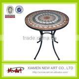 Various New Design Metal Mosaic Table Plenty Colors of Garden Mosaic Metal Furniture thumbnail-6