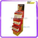 Supermarket Cardboard Display Floor Stand for BBQ Products