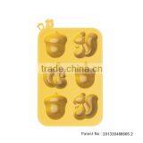 Suirrel-and-pinecone Silicone Childrens Decorative Bakeware thumbnail-1