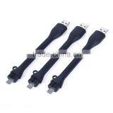 For Samsung Galaxy S6 Short Flexible Cable Micro V8 5pin Cable thumbnail-1