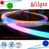 SPI- DMX 24v Digital RGB LED Neon Flex Rope Tube Light