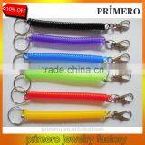 Retractable Telephone Cord Spring Key Chain Mobile Phone Plastic Elastic Keychain