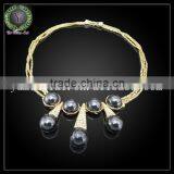 Black Color African Coral Beads Jewelry Set Wholesale thumbnail-3