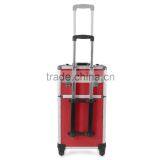 Aluminium Trolley Suitcase Beauty Case 60L - 2 or 4 Wheels - Color Selection thumbnail-6