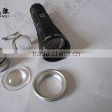 Mini LED Flashlight Torch Light Clip Adjustable Focus Zoom Function thumbnail-4