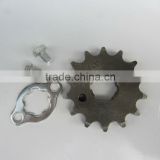 Hot selling china 428 20mm motorcycle front sprocket