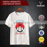 2015 New Product Super Mario Wholesale Fashion Cotton Fancy Design T-shirt