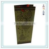 alibaba custom wine paper bag in shopping paper bag