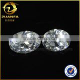 Loose oval shape cubic zirconia stone white cubic zirconia gemstone                        
                                                                                Supplier's Choice