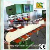 Open Ink Well Tray Steel Pad Print Machine With Tank Conveyor SPM4-200-16TN