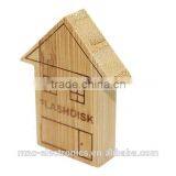 Custom Wood Usb Stick 3D House Shape, Usb Flash Drive Wholesale Supplier's Choice