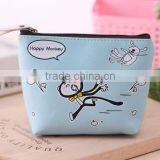 New design happy monkey PU leather coin purse with high quality