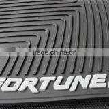 Auto Floor Mats (2 Row Set) Cargo Liner for Toyota Fortuner (Tan) thumbnail-4
