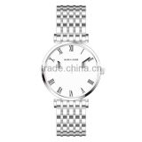 Wholesale Solid Silver Steel Band Mens Logo Custom Engraved Watches